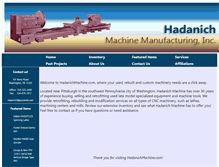 Tablet Screenshot of hadanichmachine.com